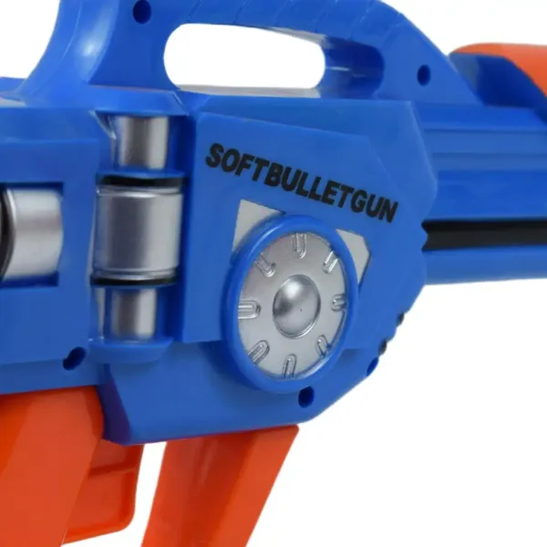 Dart Blaster: Ręczna wyrzutnia gąbkowych strzałek o zasięgu 10 metrów, długość 46 cm zdjęcie 3