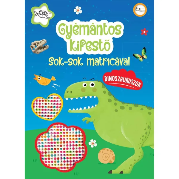 Diamentowa kolorowanka – Dinozaury zdjęcie 1