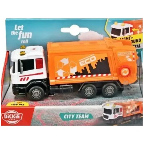 Dickie City Miejska Ciężarówka w różnych wersjach - Dickie Toys zdjęcie 4