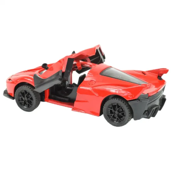 Die-Cast: Metalowy luksusowy samochód sportowy z otwieranymi drzwiami, różne wersje, 12 cm, 1 sztuka zdjęcie 3