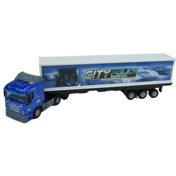 Die-Cast: Zestaw dużych pojazdów policyjnych z akcesoriami zdjęcie 5