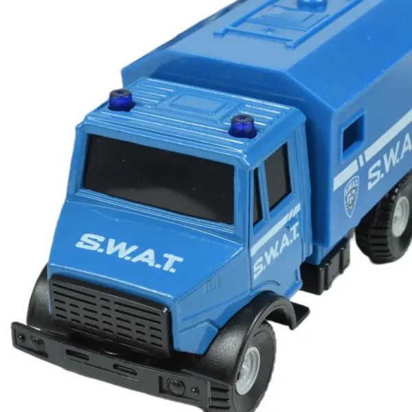 Die-Cast: Zestaw dużych pojazdów policyjnych z akcesoriami zdjęcie 8
