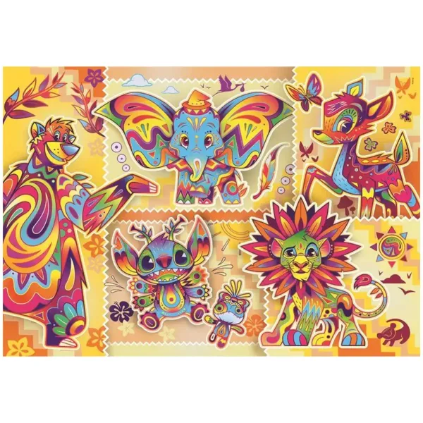 Disney+ - Klasyczne postacie 1000-elementowe puzzle z plakatem - Clementoni zdjęcie 2