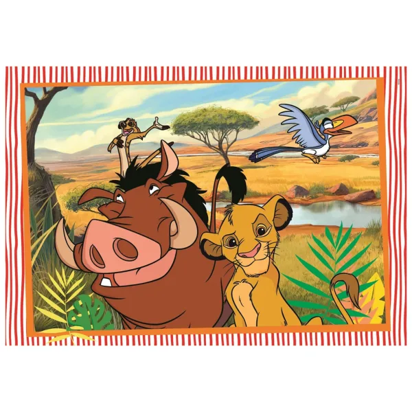 Disney Klasyki Król Lew i Dumbo 2x20 elementów Supercolor puzzle - Clementoni zdjęcie 2