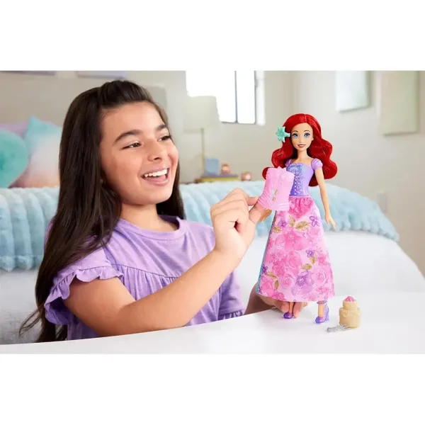 Disney+Księżniczki: Magiczna Niespodzianka Ariel lalka - Mattel zdjęcie 3