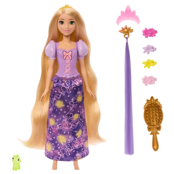 Disney Księżniczki Roszpunka - magiczna lalka z akcesoriami - Mattel zdjęcie 3