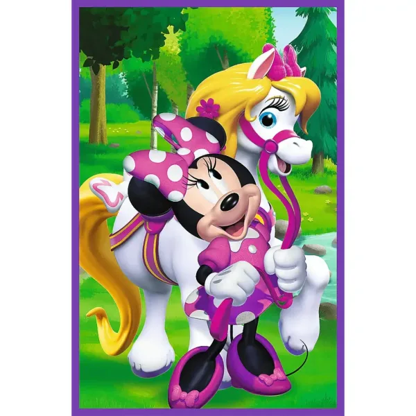Disney: Minnie Mouse i przyjaciele 3x80 elementów puzzle - Trefl zdjęcie 4