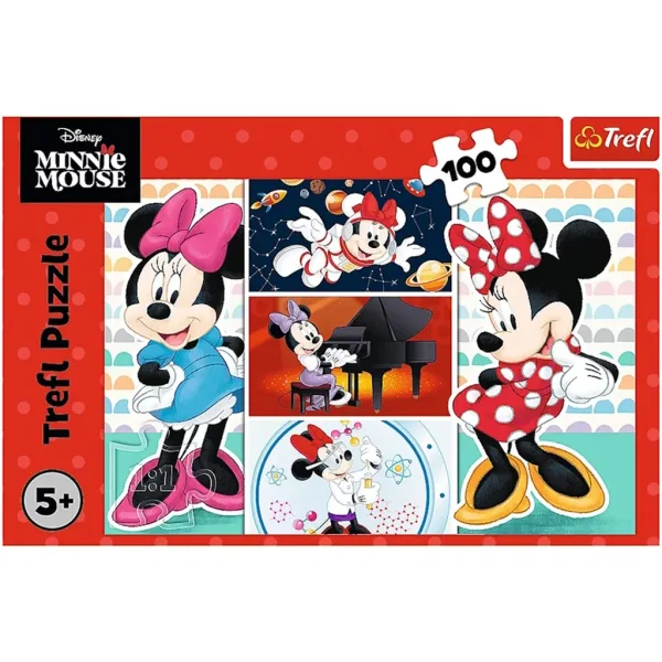 Disney: Myszka Minnie, puzzle 100 elementów - Trefl zdjęcie 2