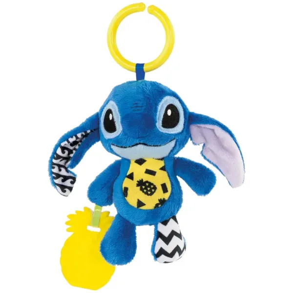 Disney+Stitch miękka grzechotka dla niemowląt - Clementoni zdjęcie 2