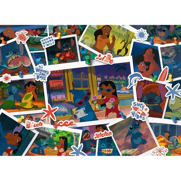Disney: Stitch słodkie wspomnienia 1000-elementowe puzzle - Trefl zdjęcie 2