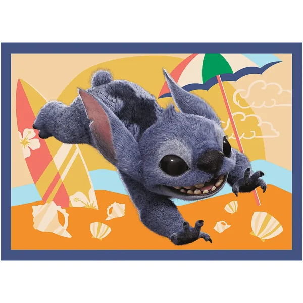 Disney: Wakacje Sticha 4 w 1 puzzle - Trefl zdjęcie 5