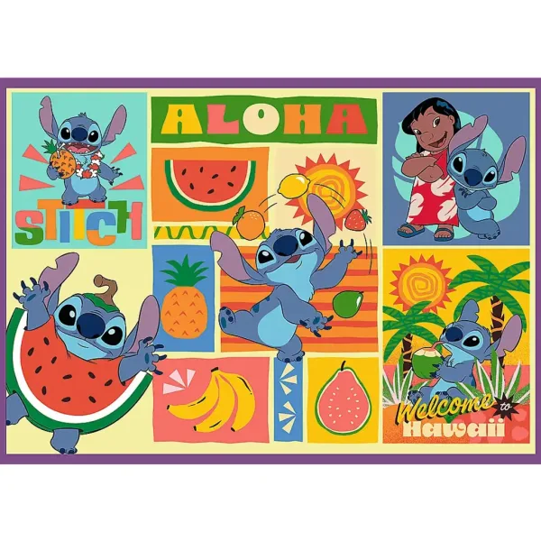 Disney: Wspaniały Stitch 4x250 elementów puzzle - Trefl zdjęcie 3