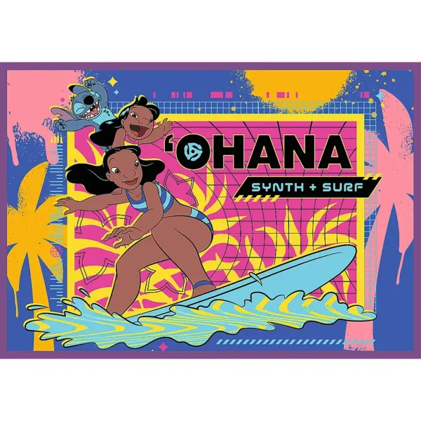 Disney: Wspaniały Stitch 4x250 elementów puzzle - Trefl zdjęcie 4