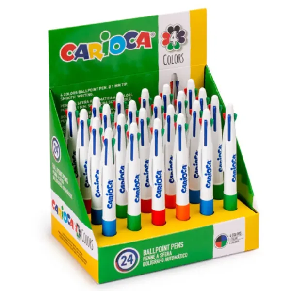 Długopis czterokolorowy 1 szt. - Carioca zdjęcie 1