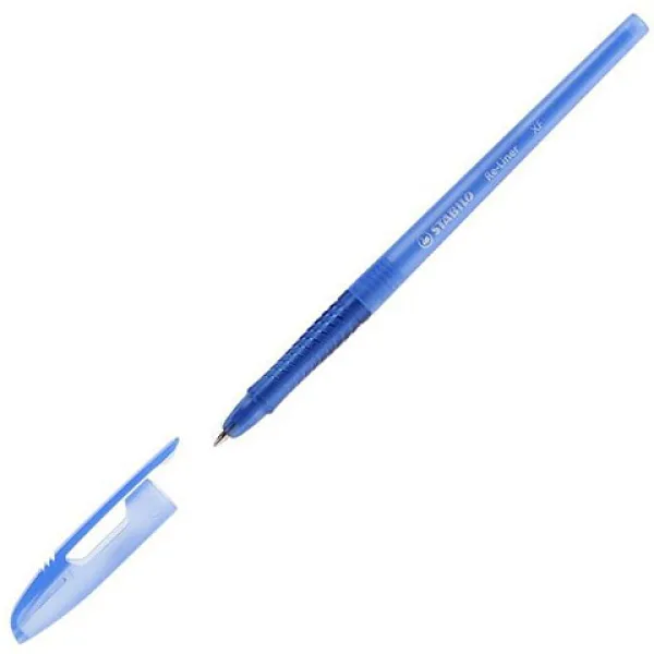 Długopis kulkowy Stabilo Re-Liner XF w kolorze niebieskim, 0,5 mm zdjęcie 2