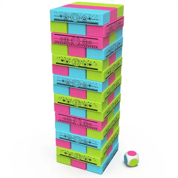 Dom Lalki Gabi: Kolorowa wieża Jenga – gra towarzyska - Spin Master zdjęcie 2