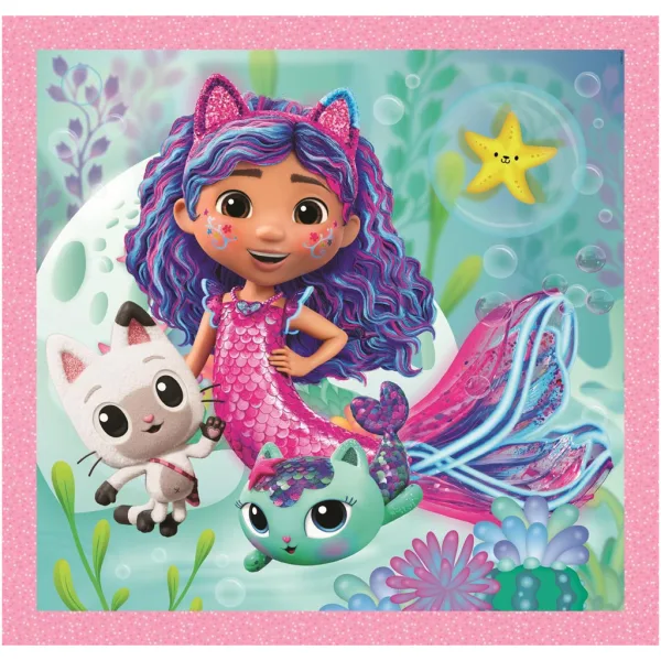 Domek dla lalek Gabi – zestaw 3 x 48 elementów Super Color puzzle – Clementoni zdjęcie 3