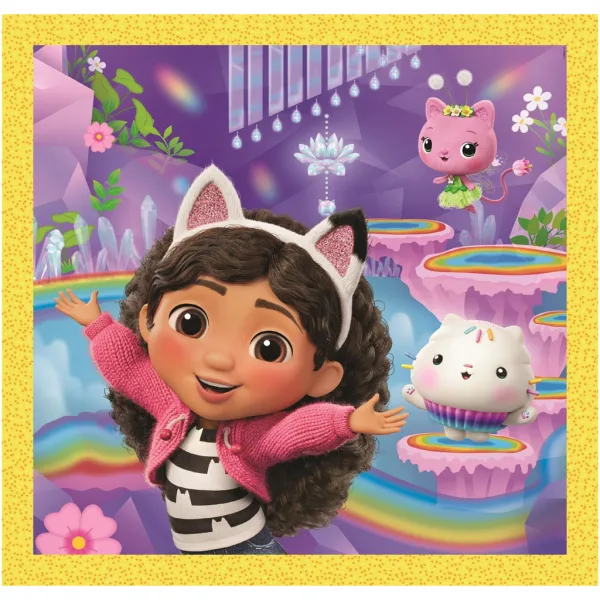 Domek dla lalek Gabi – zestaw 3 x 48 elementów Super Color puzzle – Clementoni zdjęcie 4