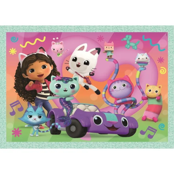 Domek dla lalek Gabi 4 w 1 Supercolor puzzle - Clementoni zdjęcie 3