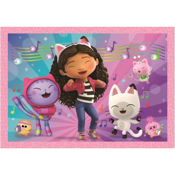 Domek dla lalek Gabi 4 w 1 Supercolor puzzle - Clementoni zdjęcie 4