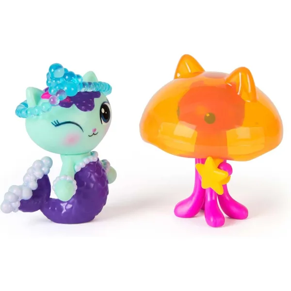 Koci domek Gabi Film: zestaw 2 figurek Aquaroom - MerCat i Kitty Jellyfish - Spin Master zdjęcie 2
