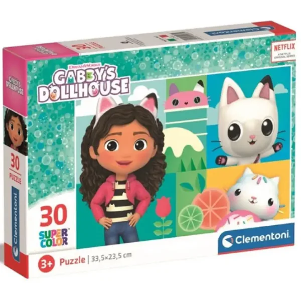 Domek dla lalek Gabi Supercolor puzzle 30 elementów - Clementoni zdjęcie 1