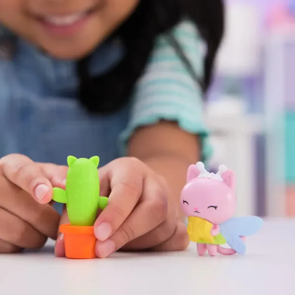 Domek dla lalek Gabi: Zestaw do zabawy Wróżkowy Kot i jego kaktus – Spin Master zdjęcie 3