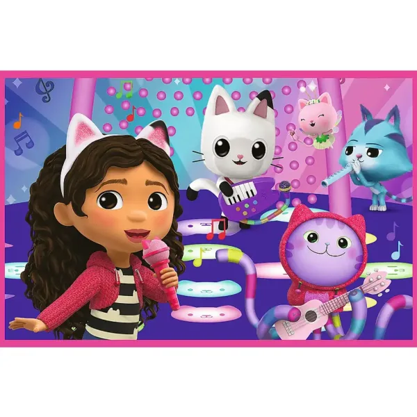 Domek dla lalek Gabi z Gabą 2x24 elementy puzzle - Trefl zdjęcie 3
