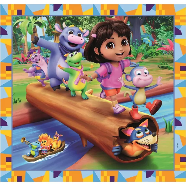 Dora odkrywczyni 3x48-elementowe puzzle Supercolor - Clementoni zdjęcie 3