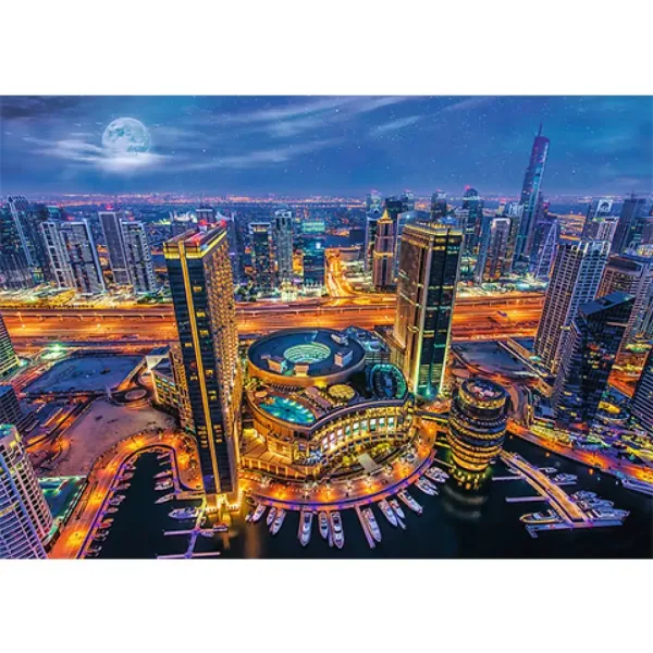 Dubajskie światła puzzle 2000 elementów - Trefl zdjęcie 2