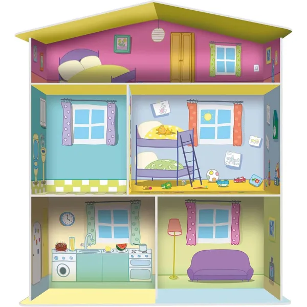 Edukacyjny dom Peppy 3D - Lisciani zdjęcie 2