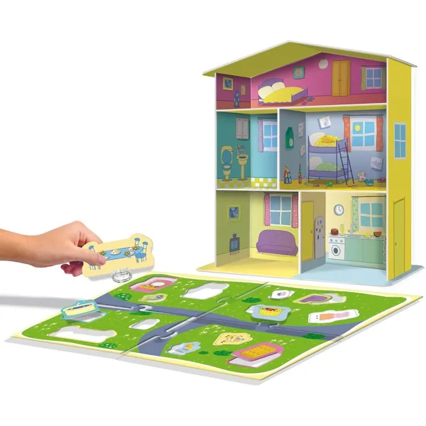 Edukacyjny dom Peppy 3D - Lisciani zdjęcie 4
