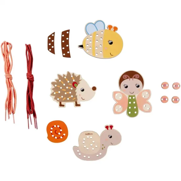 Eichhorn: Drewniana zabawka do nawlekania ze zwierzętami - Simba Toys zdjęcie 3