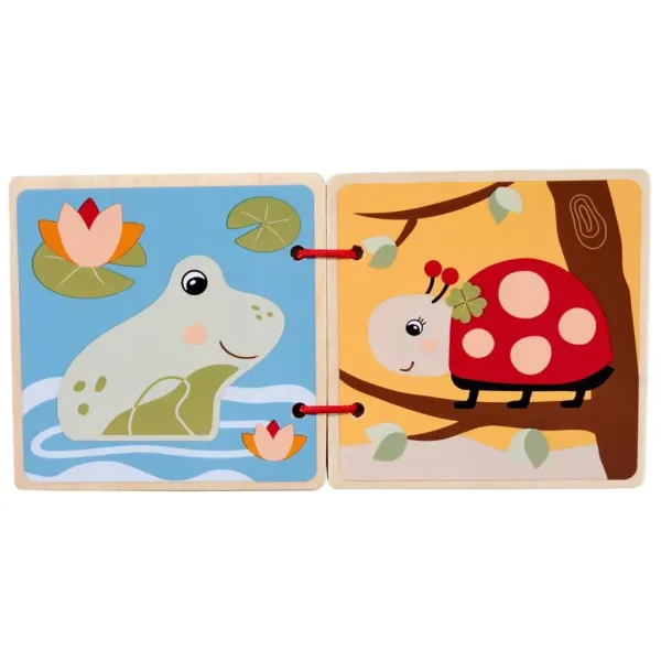 Eichhorn: Książka obrazkowa o zwierzętach z drewna - Simba Toys zdjęcie 3