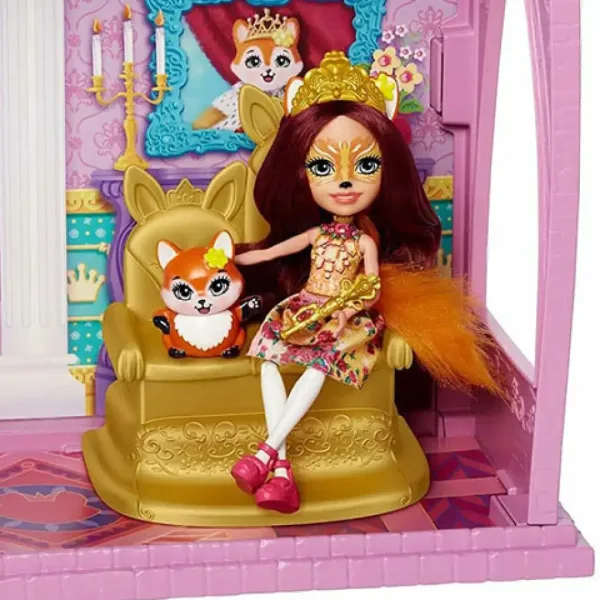 Enchantimals: Królewski zamek z lalką Felicity Fox - Mattel zdjęcie 3