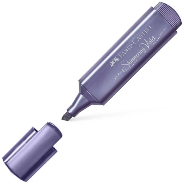 Faber-Castell: 1546 Shimmering violet zakreślacz w kolorze metalicznego fioletu, 1 sztuka zdjęcie 1