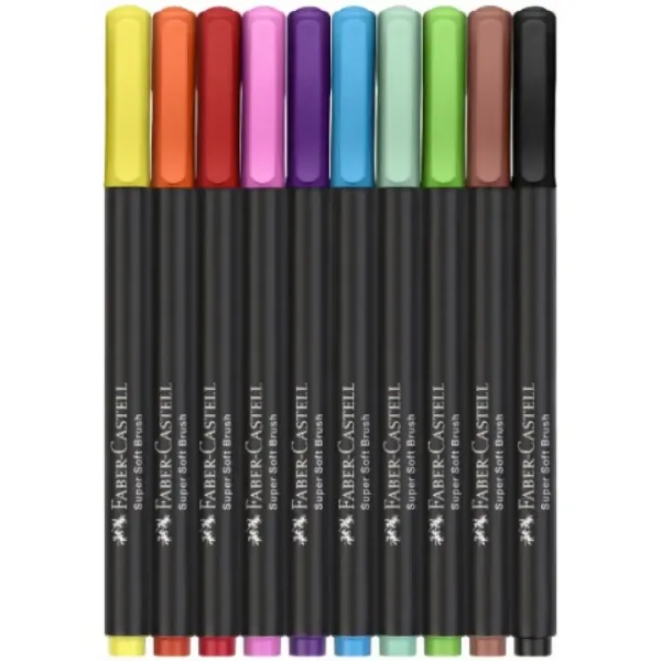 Faber-Castell: Black Edition 10-sztukowy zestaw kolorowych pisaków zdjęcie 2