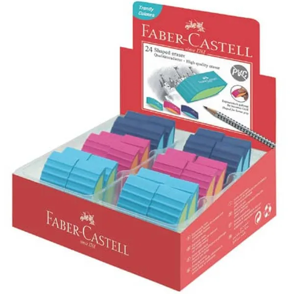 Faber-Castell: Dwukolorowa gumka do mazania, różne kolory, 1 sztuka zdjęcie 1