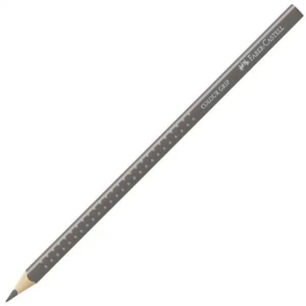 Faber-Castell: Grip 01 szary ołówek kolorowy zdjęcie 1