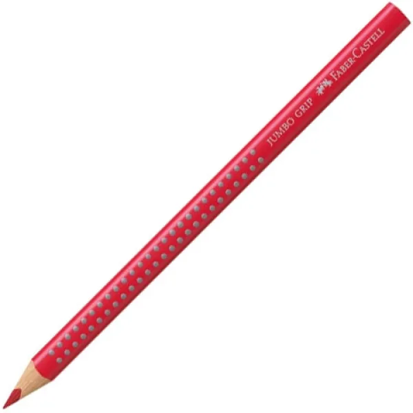 Faber-Castell: Jumbo Grip 2001 kredka do kolorowania ciemnoczerwona zdjęcie 1