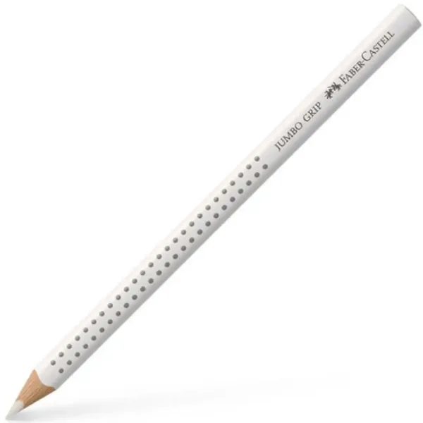 Faber-Castell: Jumbo Grip ołówek w białym kolorze zdjęcie 1