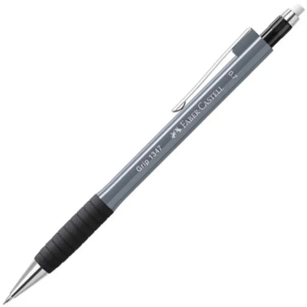 Faber-Castell: Ołówek automatyczny Grip 1347 0,7 mm w kolorze szarym zdjęcie 1