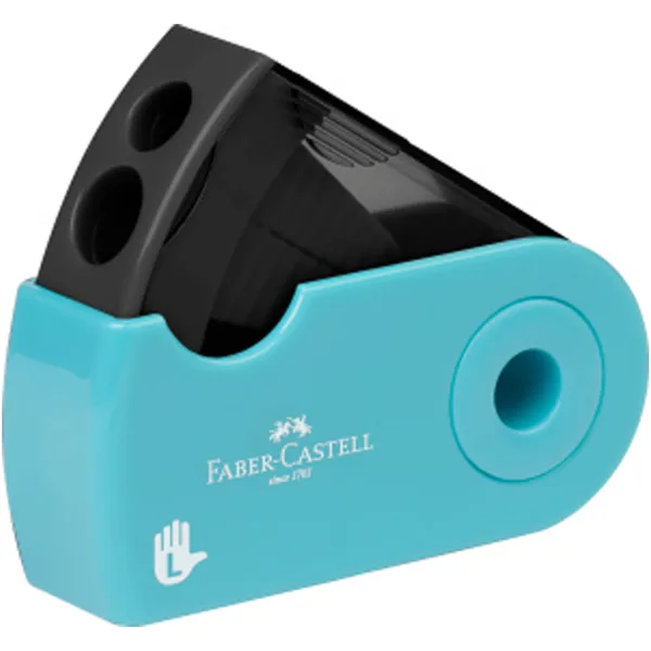 Faber-Castell: Podwójna temperówka Sleeve w kolorze turkusowym zdjęcie 1