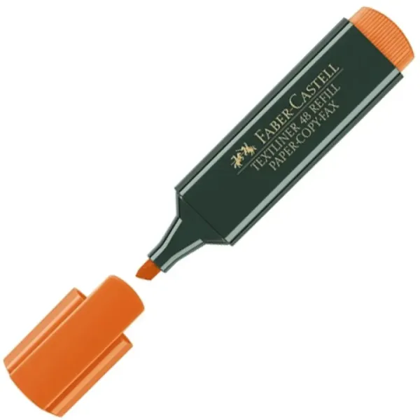 Faber-Castell: Zakreślacz 1548 w kolorze pomarańczowym zdjęcie 1
