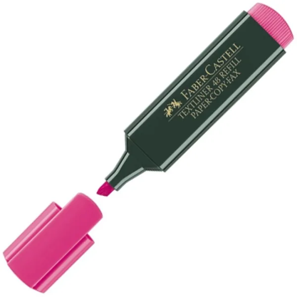 Faber-Castell: Zakreślacz 1548 w kolorze różowym zdjęcie 1