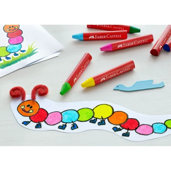 Faber-Castell: Zestaw 12 trójkątnych, jumbo kredek woskowych zdjęcie 2