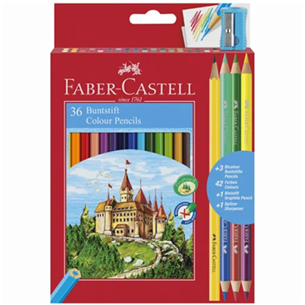 Faber-Castell: Zestaw kolorowych kredek 40 sztuk zdjęcie 1