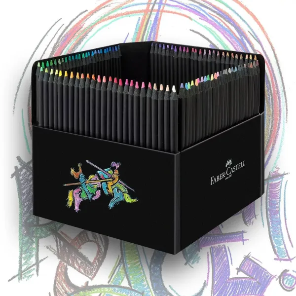Faber-Castell: Zestaw kolorowych kredek Black Edition, 100 sztuk zdjęcie 2