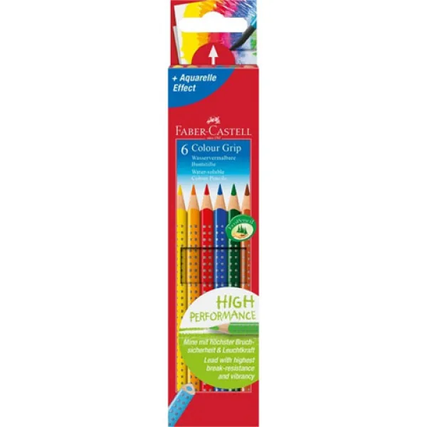 Faber-Castell: Zestaw kolorowych kredek Grip 2001, 6 sztuk
