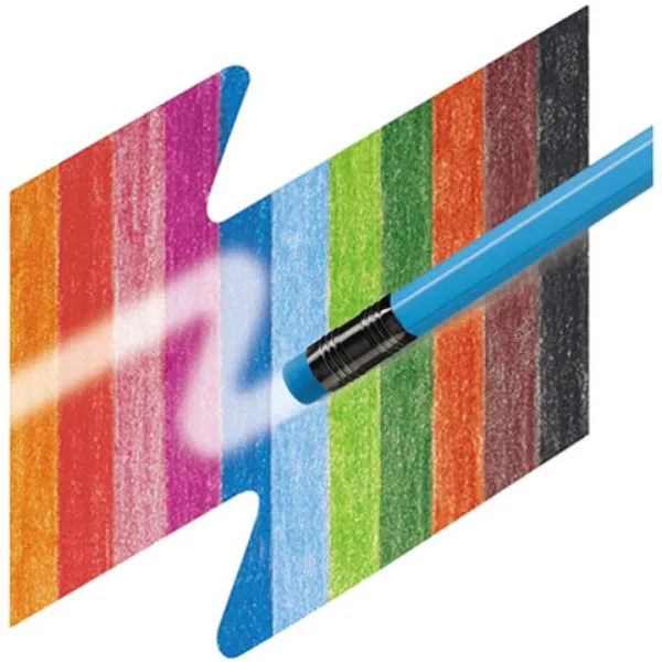 Faber-Castell: Zestaw kredek ołówkowych z gumką, 12 sztuk zdjęcie 2